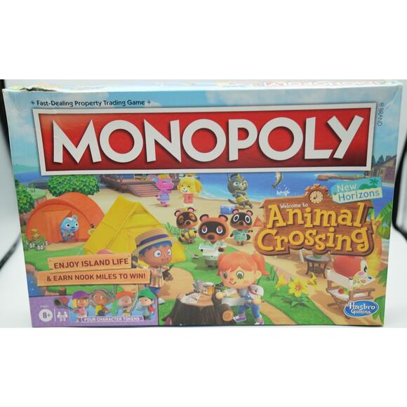 Animal Crossing Monopoly Board Game | New Sealed | Damaged Box - Picture 1 of 3